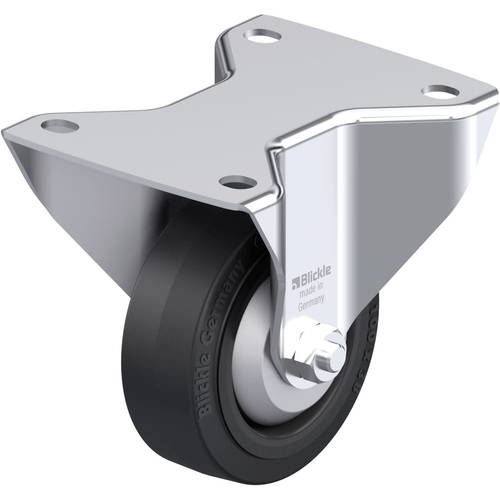 Thumbnail - Blickle 851395 BK-POEV 100XR-3-FA Stahlblech-Bockrolle Rad-Durchmesser: 100 mm Tragfähigkeit (max.): 200 kg 1 St.
