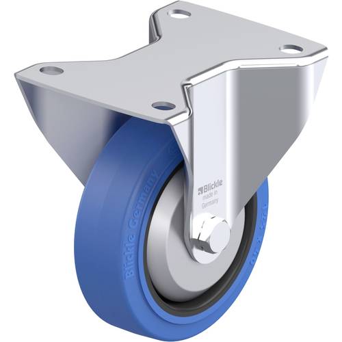 Thumbnail - Blickle 851419 BK-POEV 125KAD-3-SB-FA Stahlblech-Bockrolle Rad-Durchmesser: 125 mm Tragfähigkeit (max.): 250 kg 1 St.