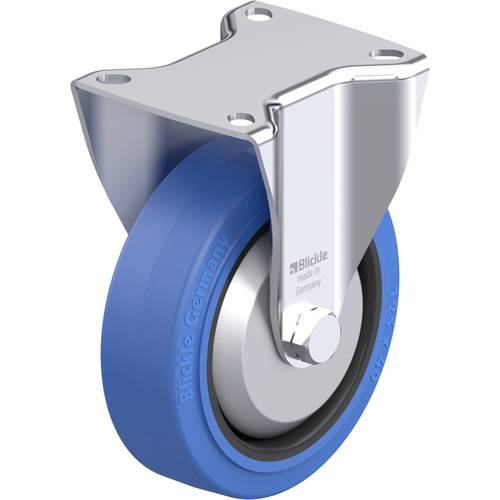 Thumbnail - Blickle 851404 BK-POEV 125XR-1-SB-FA Stahlblech-Bockrolle Rad-Durchmesser: 125 mm Tragfähigkeit (max.): 250 kg 1 St.