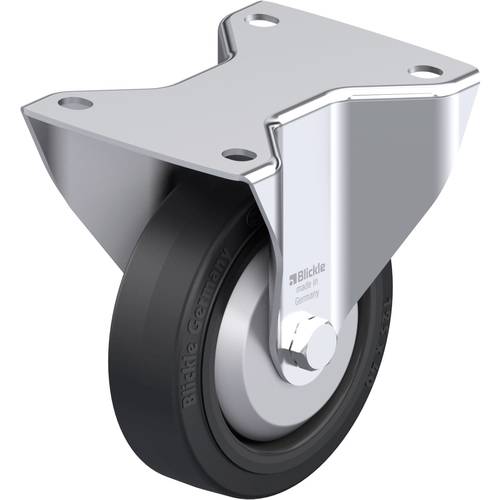 Thumbnail - Blickle 851416 BK-POEV 125XR-3-FA Stahlblech-Bockrolle Rad-Durchmesser: 125 mm Tragfähigkeit (max.): 250 kg 1 St.