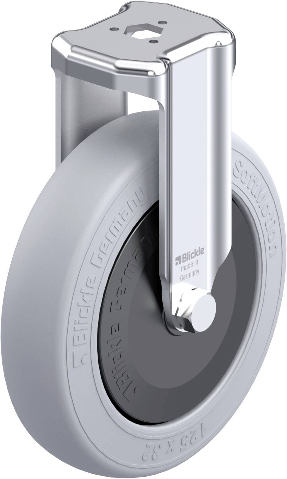 Blickle 921804 BKRA-POES 127KF-SG Apparate-Bockrolle Rad-Durchmesser: 125 mm Tragfähigkeit (max.): 120 kg 1 St.