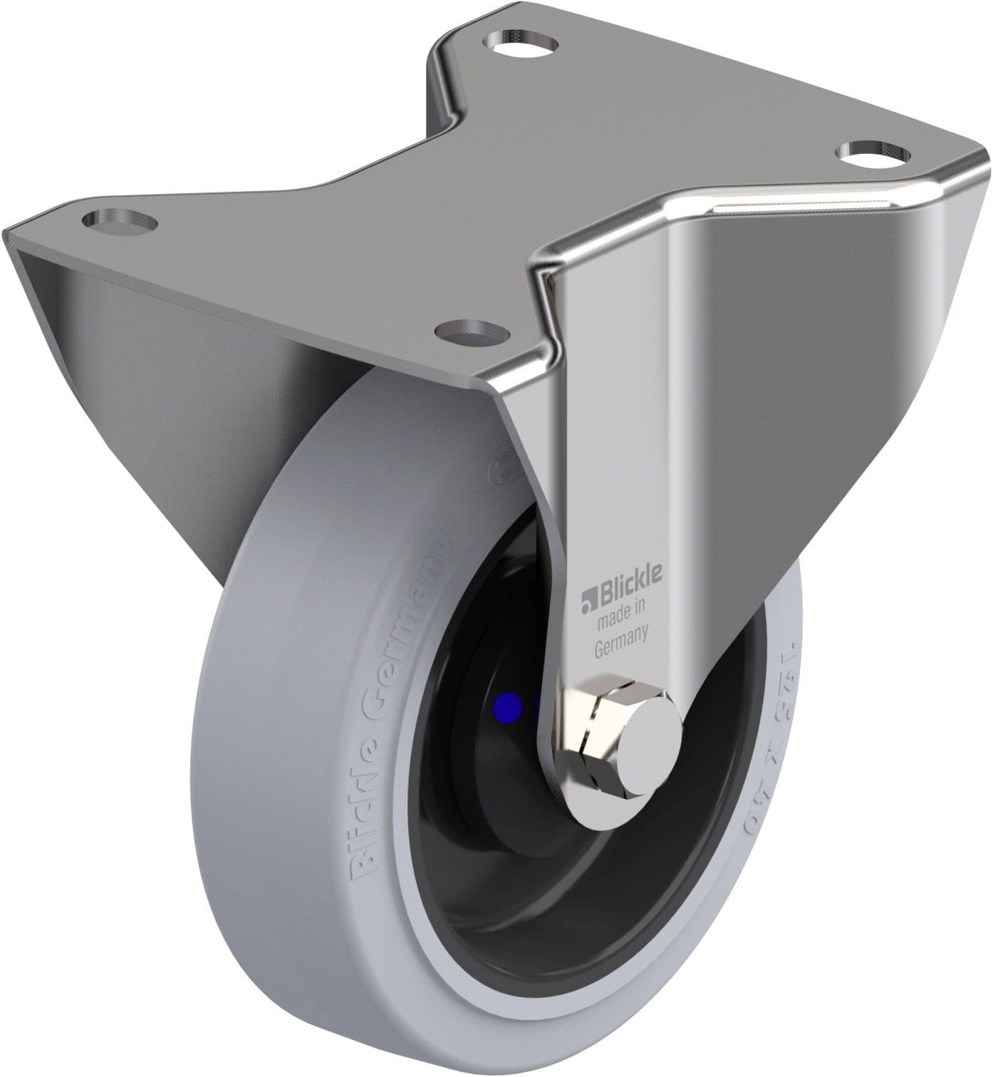 Blickle 945671 BKX-POEV 125XKA-3-SG Schwerlast-Bockrolle Rad-Durchmesser: 125 mm Tragfähigkeit (max.): 250 kg 1 St.