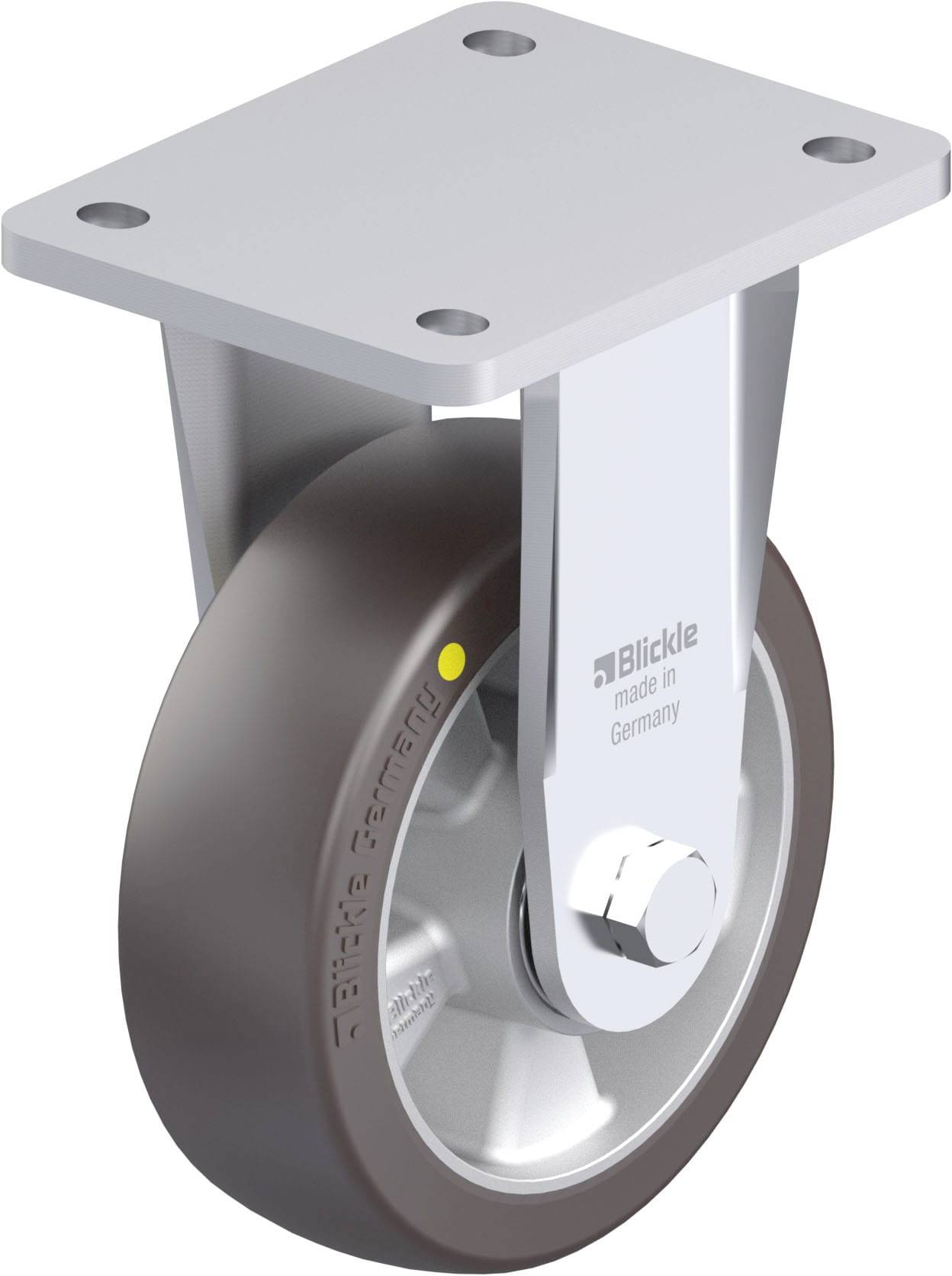 Blickle 936545 BO-ALST 150K-AS Schwerlast-Bockrolle Rad-Durchmesser: 150 mm Tragfähigkeit (max.): 500 kg 1 St.