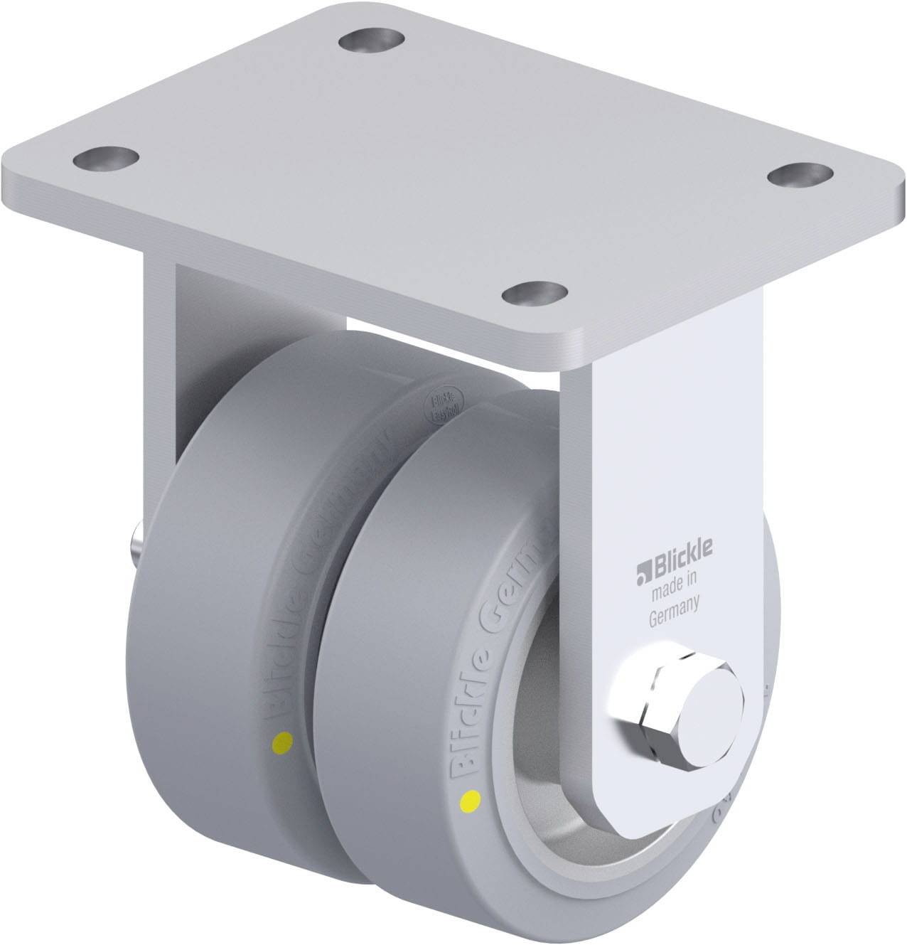 Blickle 936128 BOD-ALEV 100K-SG-AS Schwerlast-Doppel-Bockrolle Rad-Durchmesser: 100 mm Tragfähigkeit (max.): 400 kg 1 St...