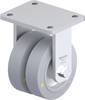 Blickle 936129 BOD-ALEV 125K-SG-AS Schwerlast-Doppel-Bockrolle Rad-Durchmesser: 125 mm Tragfähigkeit (max.): 500 kg 1 St.