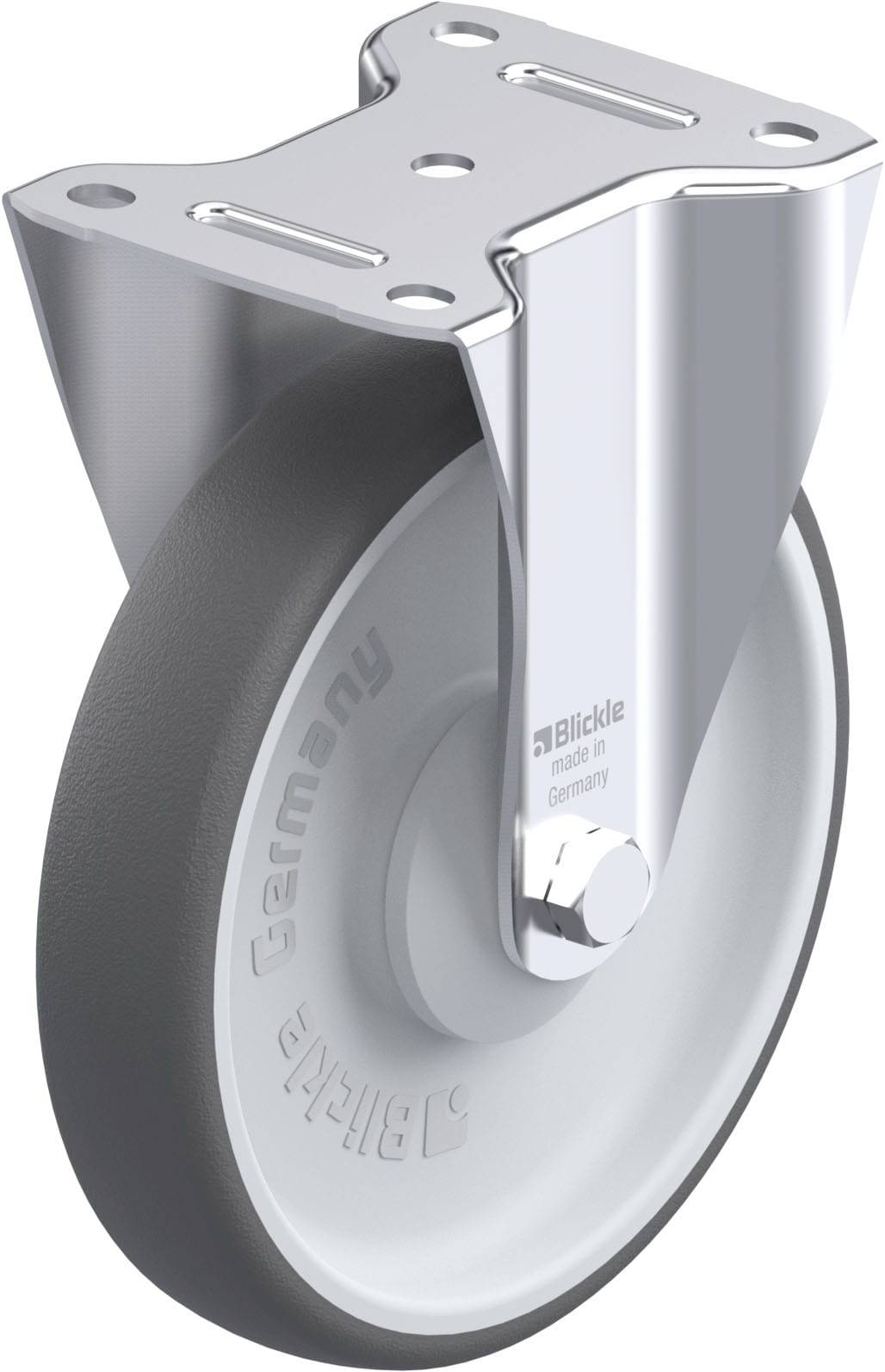 Blickle 847000 B-PATH 200KA Stahlblech-Bockrolle Rad-Durchmesser: 200 mm Tragfähigkeit (max.): 400 kg 1 St.