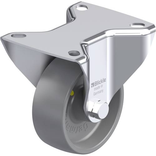 Thumbnail - Blickle 936908 B-PO 80G-ELS Stahlblech-Bockrolle Rad-Durchmesser: 80 mm Tragfähigkeit (max.): 220 kg 1 St.