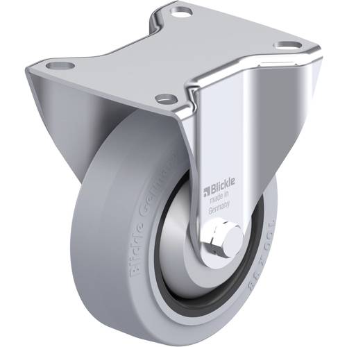 Thumbnail - Blickle 945675 B-POEV 100XKA-SG-FA Stahlblech-Bockrolle Rad-Durchmesser: 100 mm Tragfähigkeit (max.): 200 kg 1 St.
