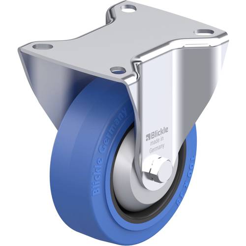 Blickle 850375 B-POEV 100XR-SB-FA Stahlblech-Bockrolle Rad-Durchmesser: 100 mm Tragfähigkeit (max.): 200 kg 1 St.