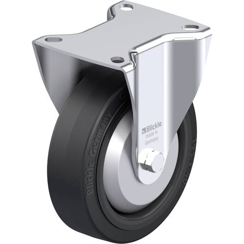 Thumbnail - Blickle 850387 B-POEV 125XR-FA Stahlblech-Bockrolle Rad-Durchmesser: 125 mm Tragfähigkeit (max.): 250 kg 1 St.