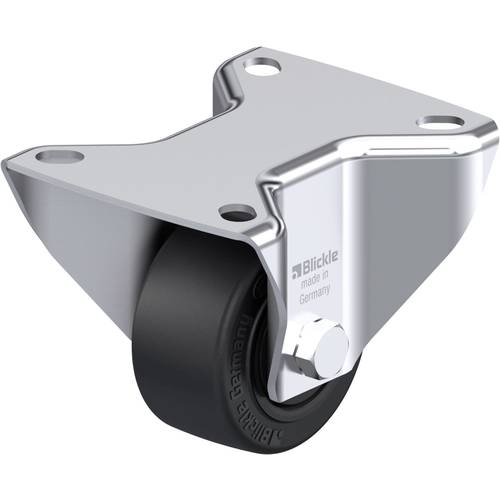 Thumbnail - Blickle 941838 B-POEV 60KF Stahlblech-Bockrolle Rad-Durchmesser: 60 mm Tragfähigkeit (max.): 120 kg 1 St.