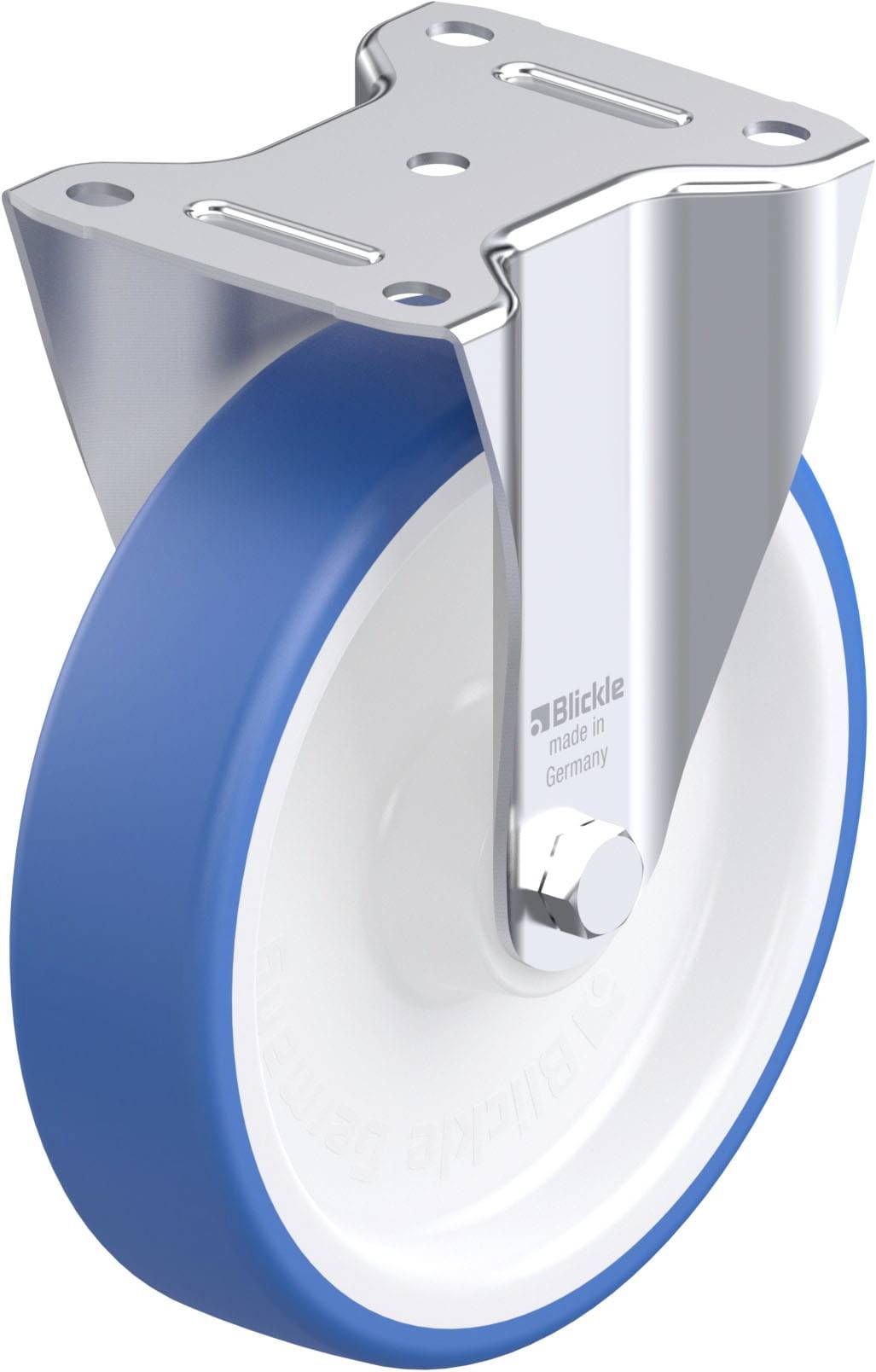 Blickle 947915 B-POTHS 200XR Stahlblech-Bockrolle Rad-Durchmesser: 200 mm Tragfähigkeit (max.): 400 kg 1 St.