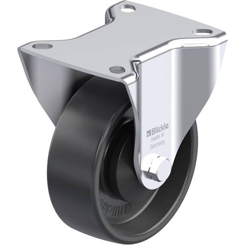 Thumbnail - Blickle 953131 B-PP 100KA Stahlblech-Bockrolle Rad-Durchmesser: 100 mm Tragfähigkeit (max.): 160 kg 1 St.