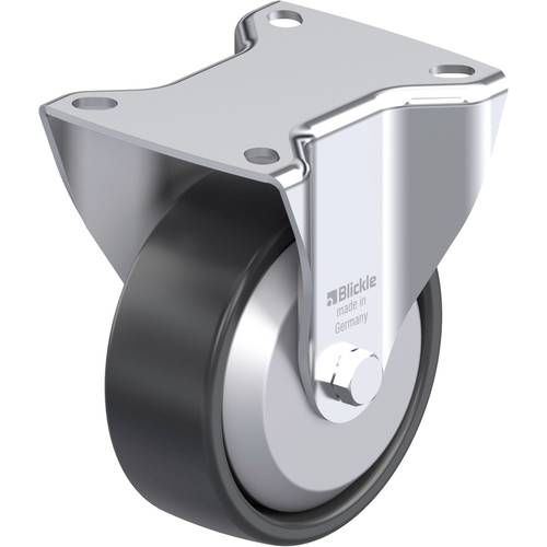 Thumbnail - Blickle 953151 B-PP 100KA-EL-FA Stahlblech-Bockrolle Rad-Durchmesser: 100 mm Tragfähigkeit (max.): 160 kg 1 St.