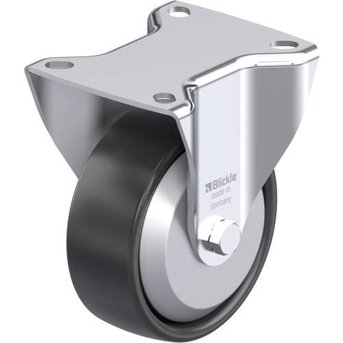 Blickle 371492 B-PP 100R-FA Stahlblech-Bockrolle Rad-Durchmesser: 100 mm Tragfähigkeit (max.): 160 kg 1 St.