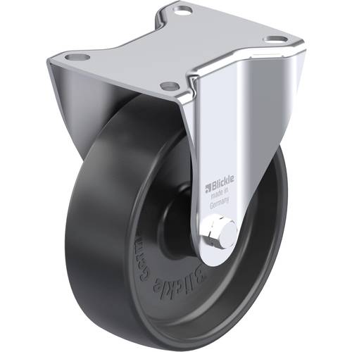 Thumbnail - Blickle 292755 B-PP 125G Stahlblech-Bockrolle Rad-Durchmesser: 125 mm Tragfähigkeit (max.): 200 kg 1 St.