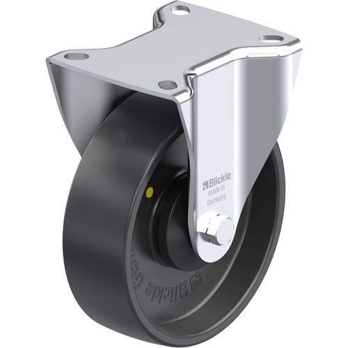 Thumbnail - Blickle 951761 B-PP 125KA-EL Stahlblech-Bockrolle Rad-Durchmesser: 125 mm Tragfähigkeit (max.): 200 kg 1 St.