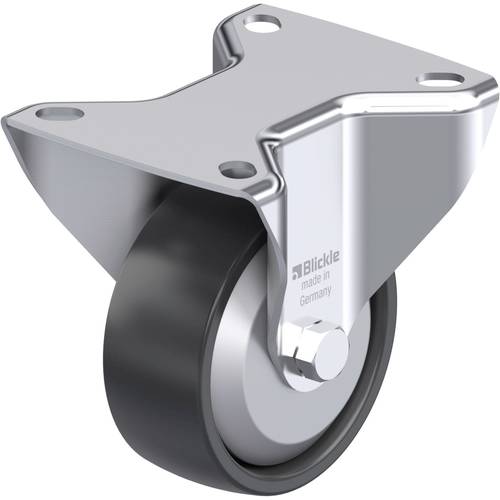 Blickle 36699 B-PP 80R-FA Stahlblech-Bockrolle Rad-Durchmesser: 80 mm Tragfähigkeit (max.): 120 kg 1 St.