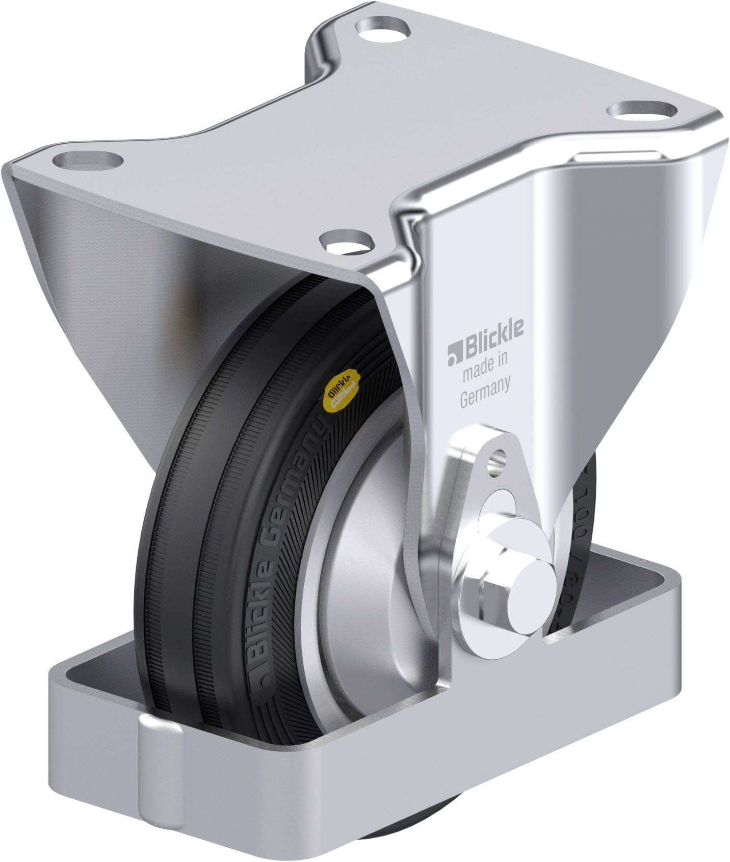 Blickle 938350 B-RD 100R-FA-FS Stahlblech-Bockrolle Rad-Durchmesser: 100 mm Tragfähigkeit (max.): 100 kg 1 St.