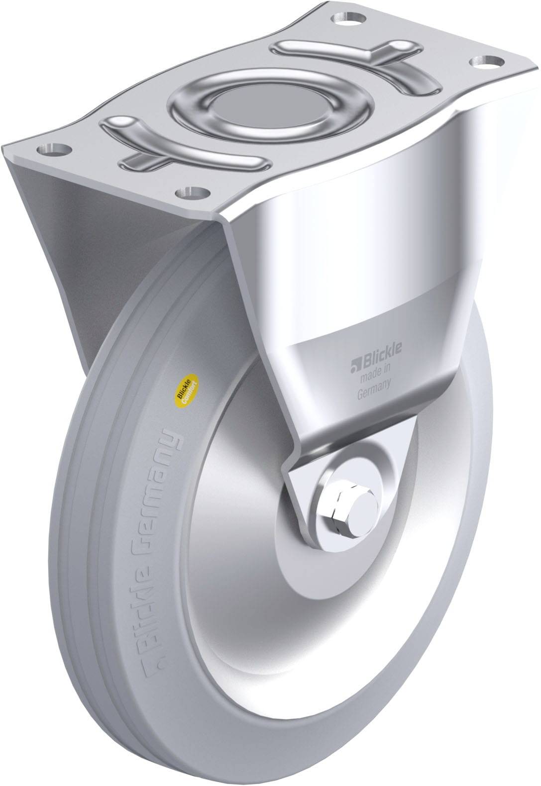 Blickle 850014 B-RD 250K-VLI-FA Stahlblech-Bockrolle Rad-Durchmesser: 250 mm Tragfähigkeit (max.): 450 kg 1 St.