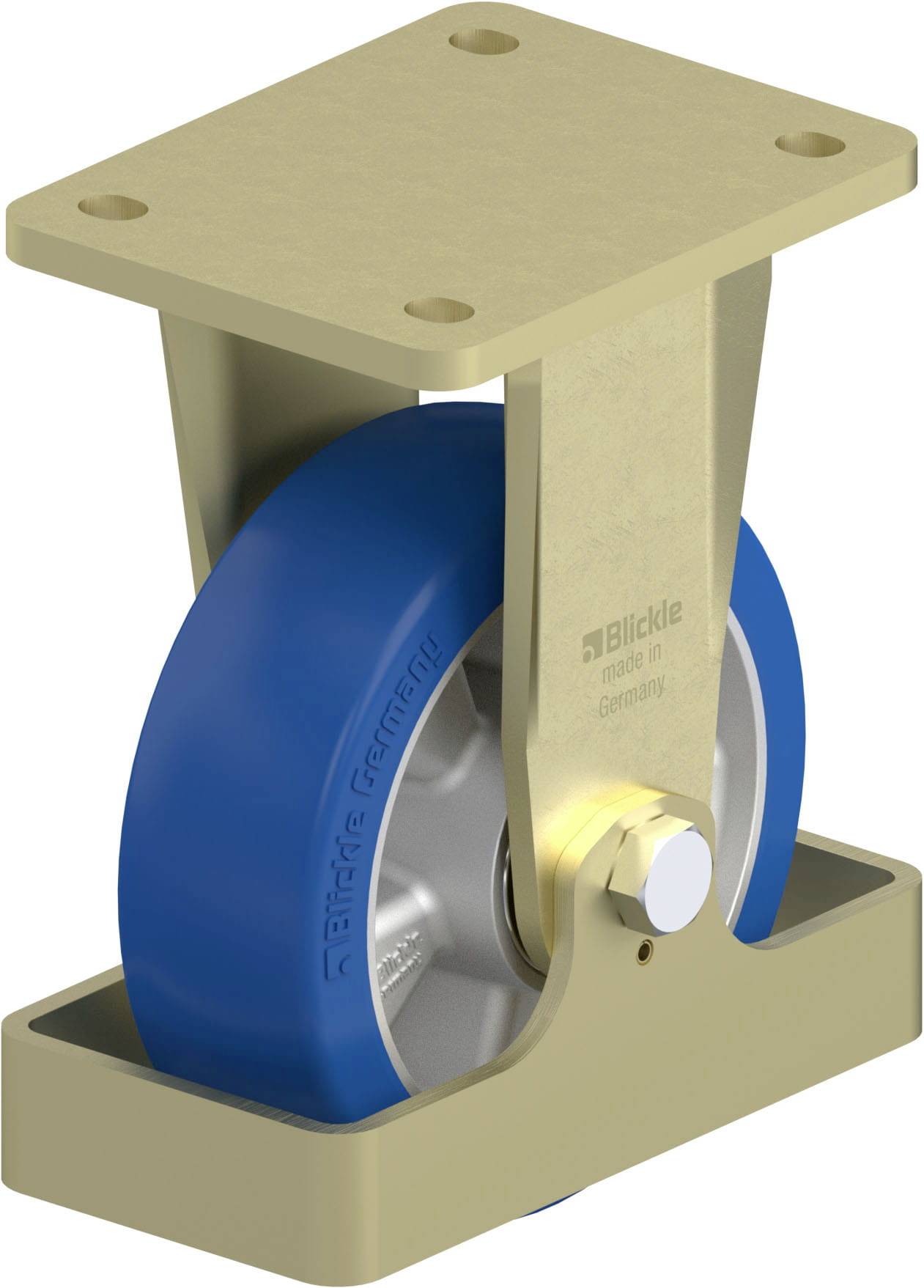 Blickle 939305 BS-ALBS 150K-FS Schwerlast-Bockrolle Rad-Durchmesser: 150 mm Tragfähigkeit (max.): 500 kg 1 St.