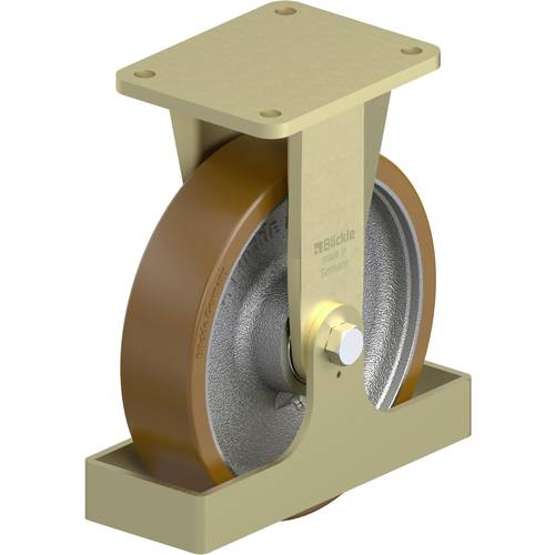 Thumbnail - Blickle 845269 BS-GB 250K-FS Schwerlast-Bockrolle Rad-Durchmesser: 250 mm Tragfähigkeit (max.): 1500 kg 1 St.