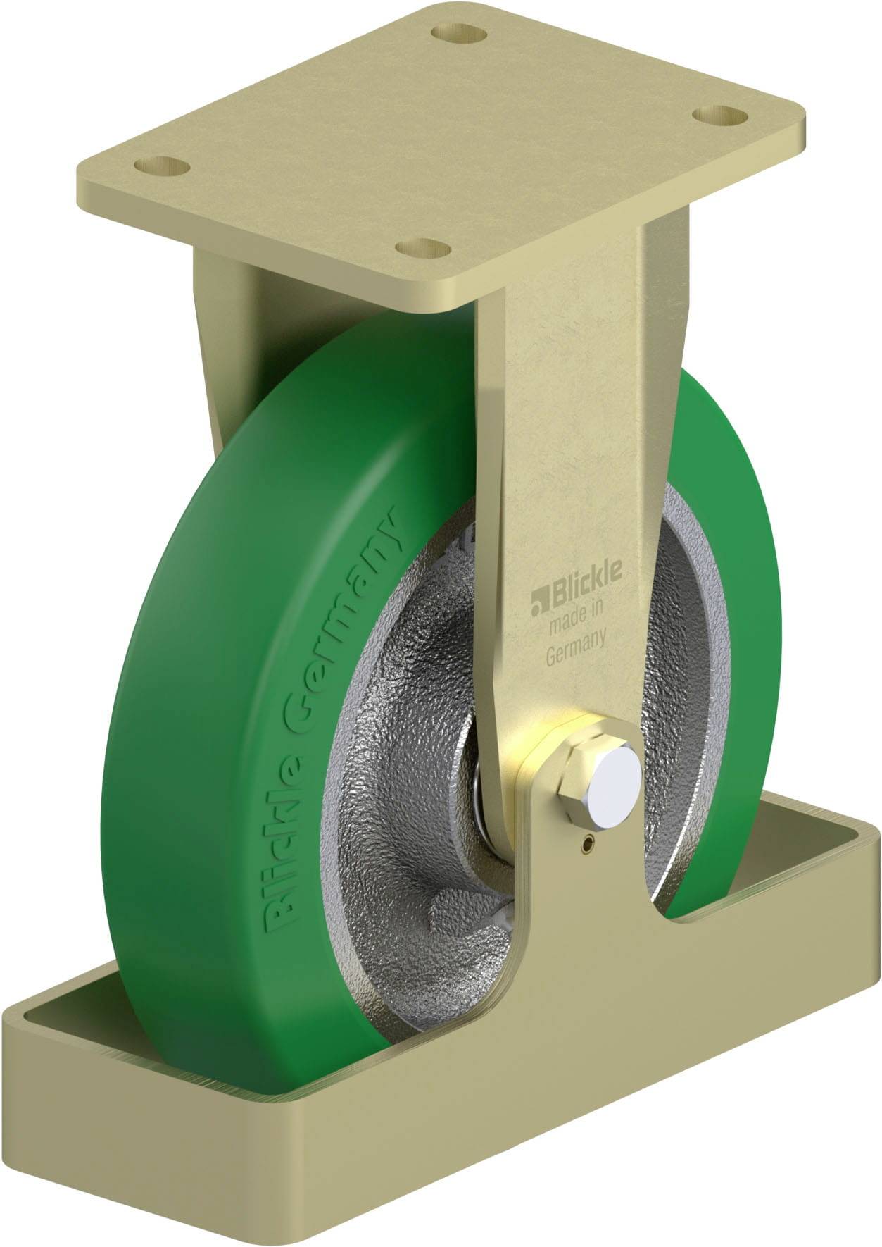 Blickle 882617 BS-GST 200K-FS Schwerlast-Bockrolle Rad-Durchmesser: 200 mm Tragfähigkeit (max.): 800 kg 1 St.