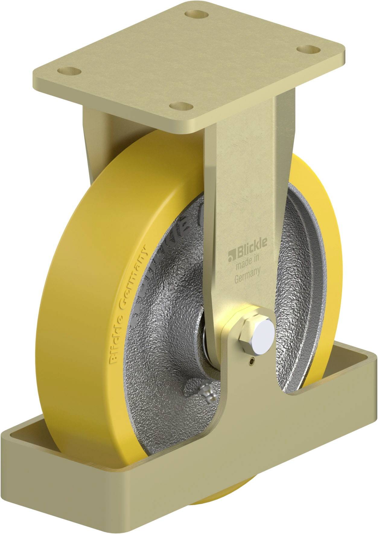 Blickle 854278 BS-GTH 200K-FS Schwerlast-Bockrolle Rad-Durchmesser: 200 mm Tragfähigkeit (max.): 1000 kg 1 St.