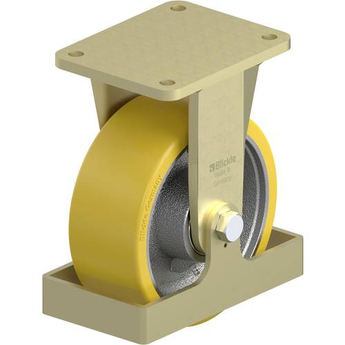 Blickle 739259 BS-GTH 202K-FS Schwerlast-Bockrolle Rad-Durchmesser: 200 mm Tragfähigkeit (max.): 1600 kg 1 St.