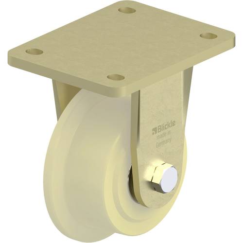 Blickle 673491 BS-SPKGSPO 100K Schwerlast-Bockrolle Rad-Durchmesser: 100 mm Tragfähigkeit (max.): 600 kg 1 St.