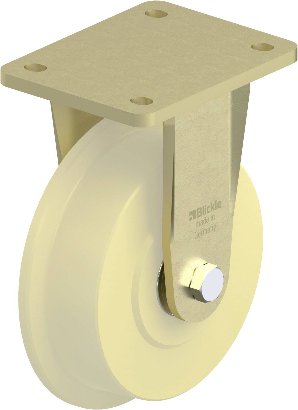 Blickle 616938 BS-SPKGSPO 150K Schwerlast-Bockrolle Rad-Durchmesser: 150 mm Tragfähigkeit (max.): 900 kg 1 St.