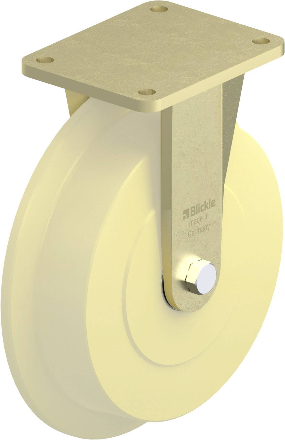 Blickle 881786 BS-SPKGSPO 250K Schwerlast-Bockrolle Rad-Durchmesser: 250 mm Tragfähigkeit (max.): 2100 kg 1 St.