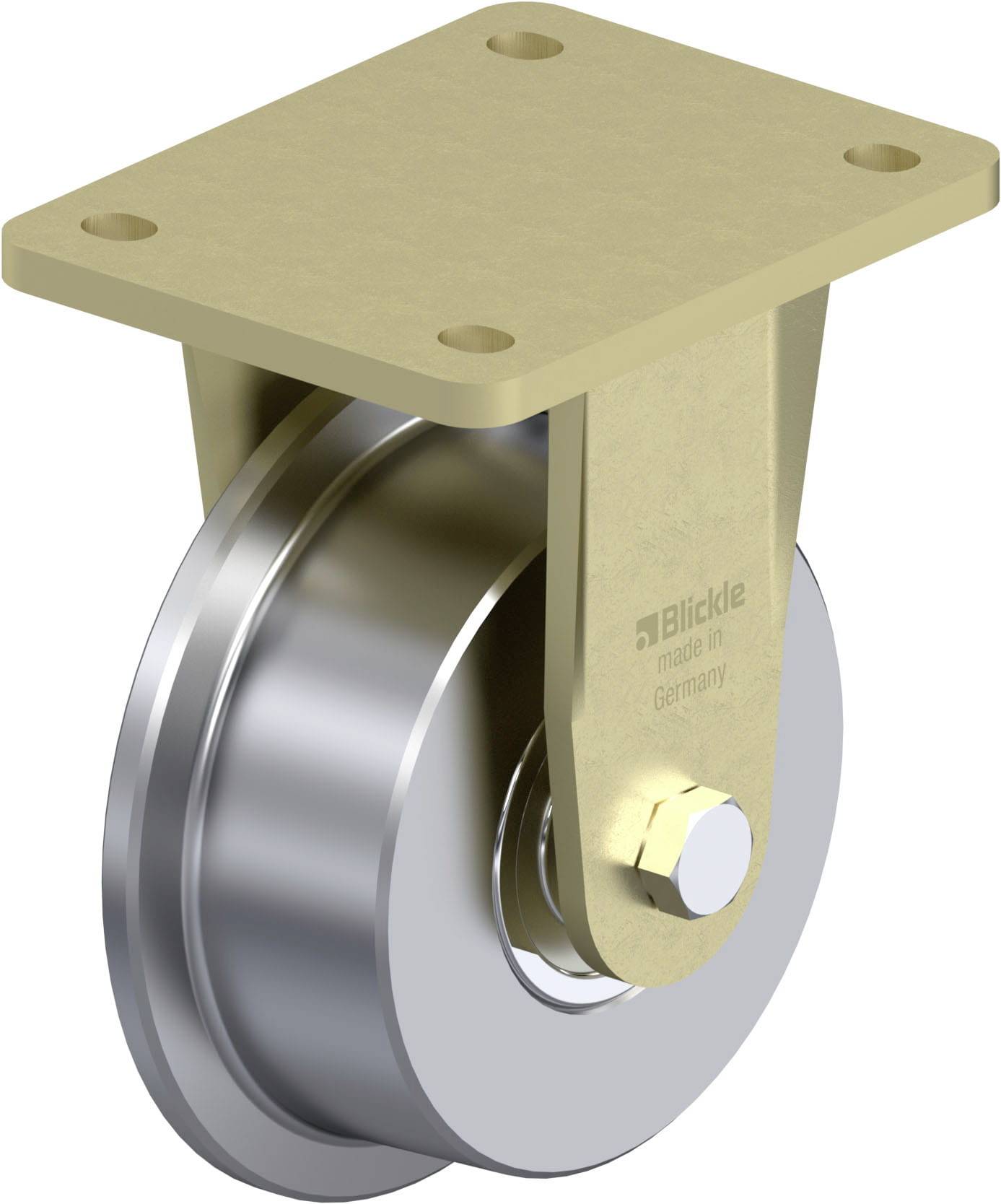 Blickle 632778 BS-SPKVS 125K Schwerlast-Bockrolle Rad-Durchmesser: 125 mm Tragfähigkeit (max.): 1500 kg 1 St.