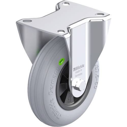 Blickle 706911 B-VWPP 125G-SG Stahlblech-Bockrolle Rad-Durchmesser: 125 mm Tragfähigkeit (max.): 50 kg 1 St.