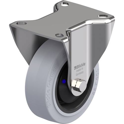 Blickle 758277 BX-POEV 100XKA-SG Edelstahl-Bockrolle Rad-Durchmesser: 100 mm Tragfähigkeit (max.): 200 kg 1 St.