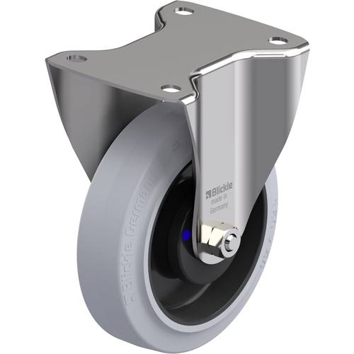 Blickle 744480 BX-POEV 160XKA-SG-GKN Edelstahl-Bockrolle Rad-Durchmesser: 160 mm Tragfähigkeit (max.): 400 kg 1 St.