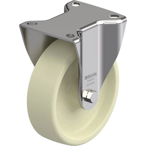 Blickle 879117 BX-POH 125G Edelstahl-Bockrolle Rad-Durchmesser: 125 mm Tragfähigkeit (max.): 250 kg 1 St.