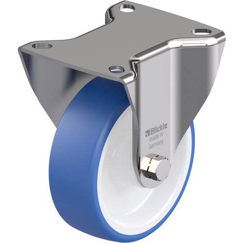 Thumbnail - Blickle 937239 BX-POTHS 100G Edelstahl-Bockrolle Rad-Durchmesser: 100 mm Tragfähigkeit (max.): 200 kg 1 St.