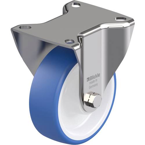 Blickle 937241 BX-POTHS 100XR Edelstahl-Bockrolle Rad-Durchmesser: 100 mm Tragfähigkeit (max.): 200 kg 1 St.