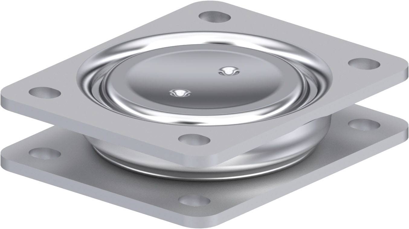 Blickle 952541 DK-LUH-3 Stahlblech-Drehkranz 1 St.