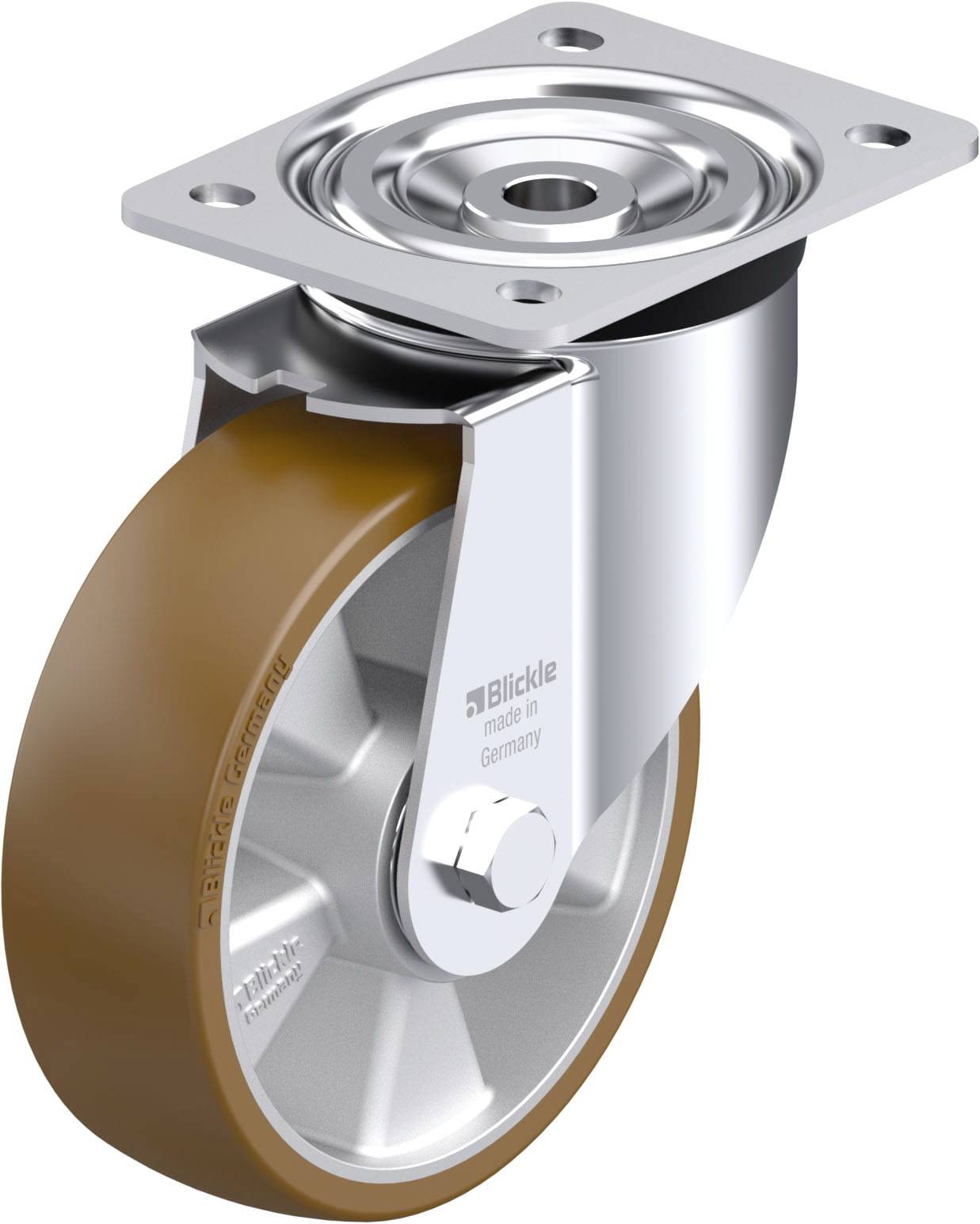 Blickle 915940 L-ALB 160K Stahlblech-Lenkrolle Rad-Durchmesser: 160 mm Tragfähigkeit (max.): 400 kg 1 St.