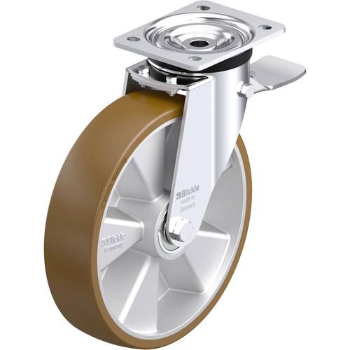 Blickle 917963 L-ALB 250K-3-ST Stahlblech-Lenkrolle Rad-Durchmesser: 250 mm Tragfähigkeit (max.): 500 kg 1 St.