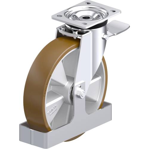 Blickle 939586 L-ALB 250K-3-ST-FS Stahlblech-Lenkrolle Rad-Durchmesser: 250 mm Tragfähigkeit (max.): 500 kg 1 St.