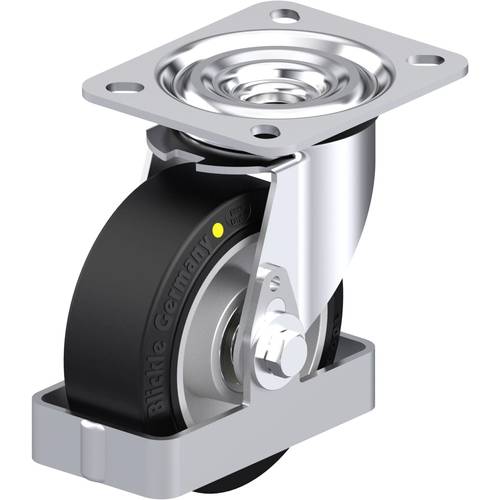 Thumbnail - Blickle 938498 L-ALEV 100K-EL-FS Stahlblech-Lenkrolle Rad-Durchmesser: 100 mm Tragfähigkeit (max.): 200 kg 1 St.