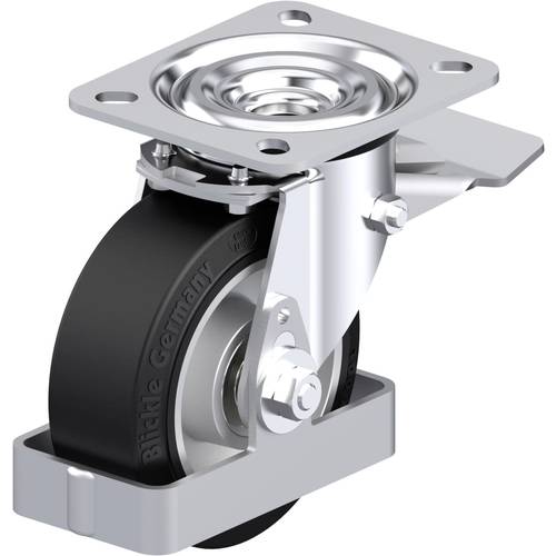 Blickle 938504 L-ALEV 100K-ST-FS Stahlblech-Lenkrolle Rad-Durchmesser: 100 mm Tragfähigkeit (max.): 200 kg 1 St.