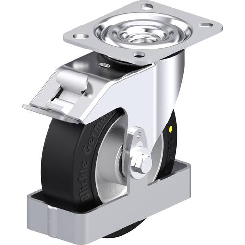 Blickle 938509 L-ALEV 125K-FI-EL-FS Stahlblech-Lenkrolle Rad-Durchmesser: 125 mm Tragfähigkeit (max.): 250 kg 1 St.