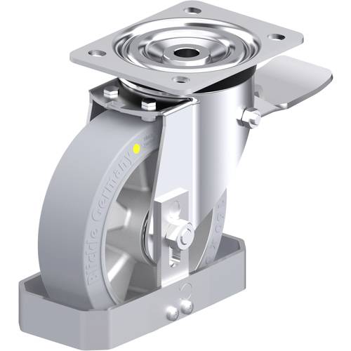 Thumbnail - Blickle 938522 L-ALEV 160K-ST-SG-AS-FS Stahlblech-Lenkrolle Rad-Durchmesser: 160 mm Tragfähigkeit (max.): 350 kg 1 St.