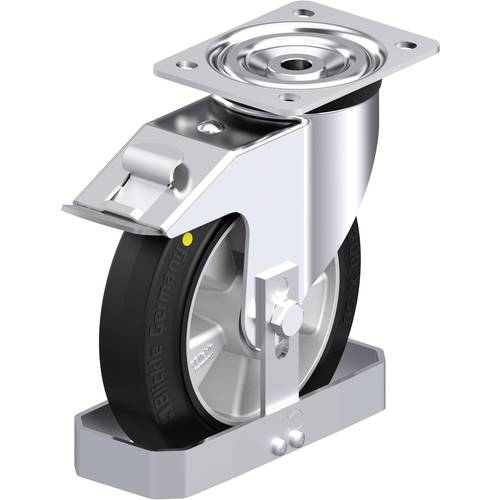 Blickle 915800 L-ALEV 200K-FI-EL-FS Stahlblech-Lenkrolle Rad-Durchmesser: 200 mm Tragfähigkeit (max.): 400 kg 1 St.