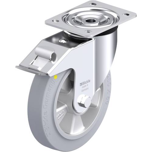 Blickle 913744 L-ALEV 200K-FI-SG-AS Stahlblech-Lenkrolle Rad-Durchmesser: 200 mm Tragfähigkeit (max.): 400 kg 1 St.
