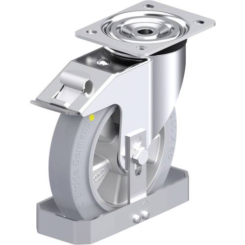 Blickle 938538 L-ALEV 200K-FI-SG-AS-FS Stahlblech-Lenkrolle Rad-Durchmesser: 200 mm Tragfähigkeit (max.): 400 kg 1 St.